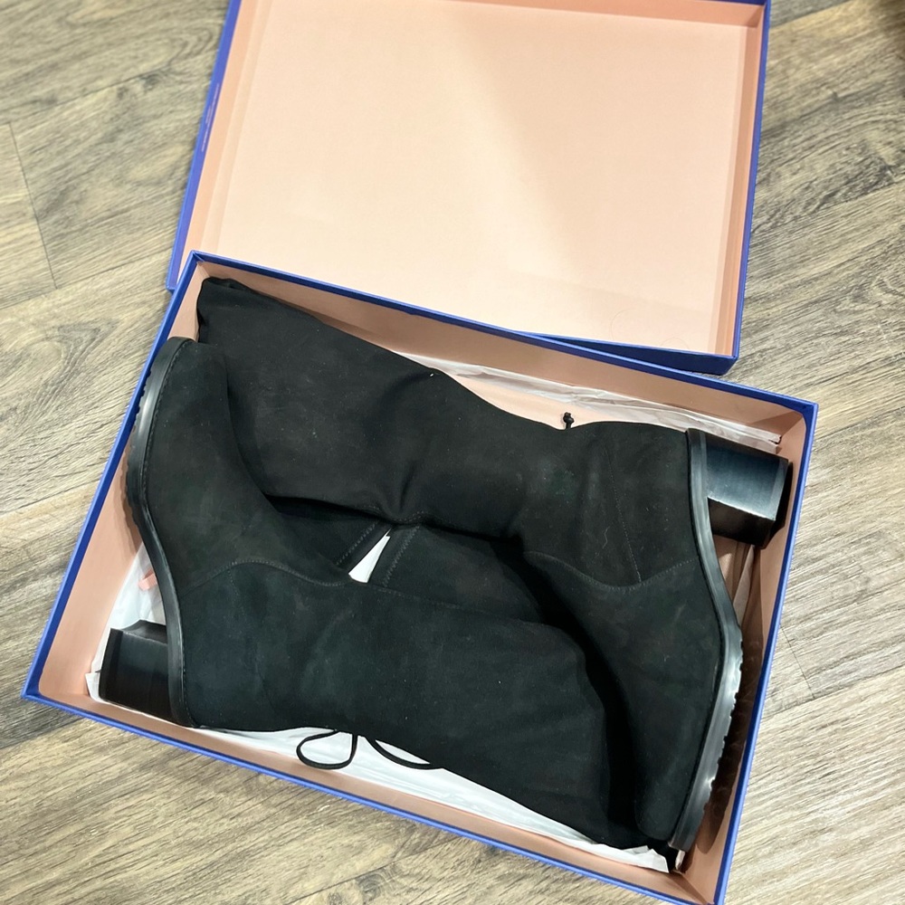 New! Stuart Weitzman Knee High Black Boots